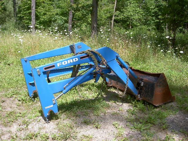 Front end loader for ford 3600 tractor #4